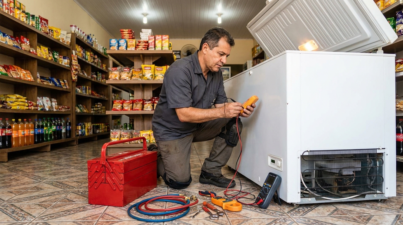 Ajuste de Temperatura do Freezer em Juiz de Fora‑MG